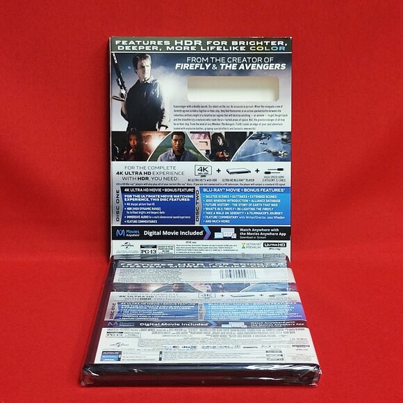 Serenity A Joss Whedon Film 4K Ultra HD Blu Ray Digital 2018 New Sealed - Picture 4 of 6